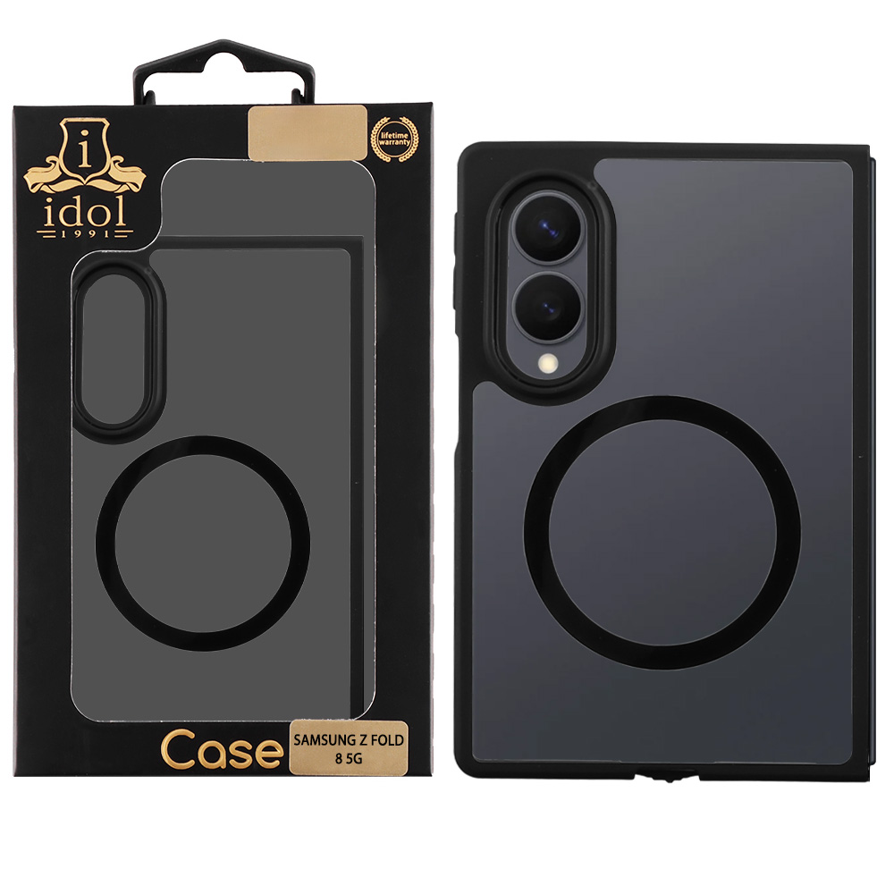 IDOL 1991 ΘΗΚΗ SAMSUNG Z FOLD 8 5G F971 7.6in MAGSAFE BACK COVER TPU CAMERA GUARD BLACK