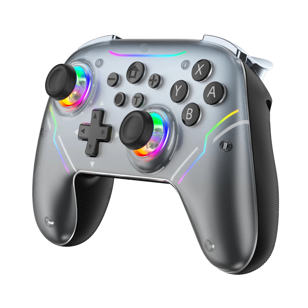 JYS NS2286 Ασύρματο Pro Controller (Bluetooth με αντάπτορα) για Switch/Switch 2/Steam/iOS/Android/PC Μαύρο