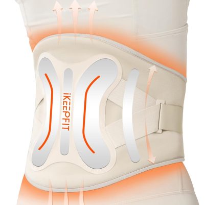 iKeepFit Maxwarm 4.0 Ζώνη Μέσης με Θερμότητα & Μασάζ για Πόνους Οσφύος (8000mAh/Υποστήριξη Μέσης/Ασύρματη)